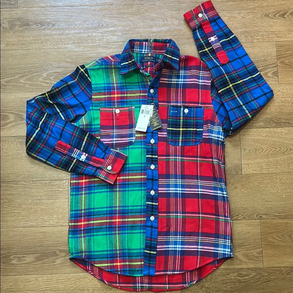 NWT Polo Ralph Lauren Multicolor Plaid Shirt